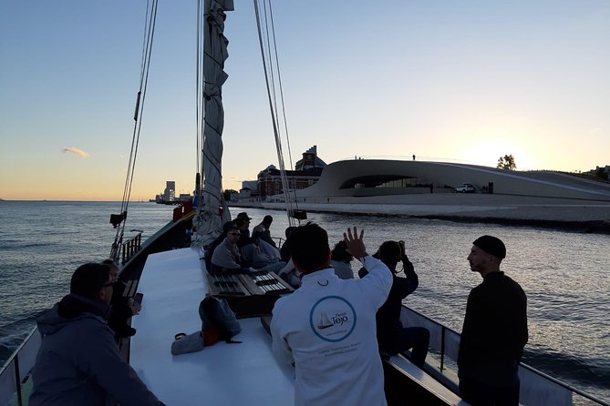2-Hour Lisbon Traditional Boats Sunset Cruise with White Wine - Lisbon Cathedral and Santa Engrácia