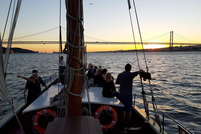 2-Hour Lisbon Traditional Boats Sunset Cruise with White Wine - Ajuda Palace, MAAT, and the modern waterfront