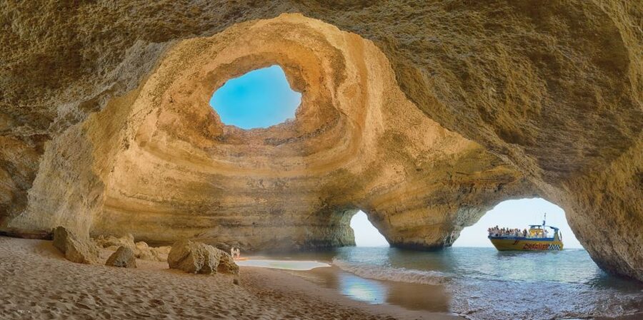 Albufeira: 2.5-Hour Benagil Caves & Dolphin Watching - A possible swim in the open sea