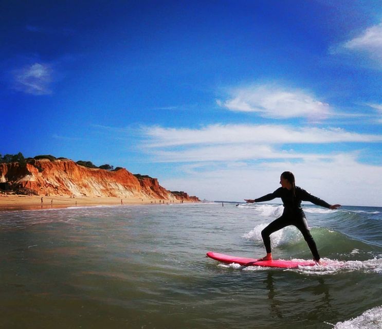 Albufeira: 2-Hour Falesia Beach Surf Lesson - Moving from beach practice to the Atlantic waves