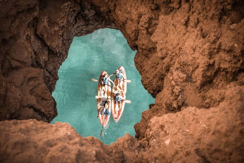 Albufeira: Caves and Cliffs Kayaking Tour - Starting at Praia do Castelo