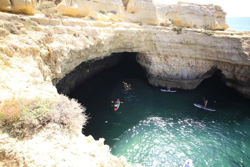 Albufeira: Caves and Cliffs Kayaking Tour - Praia do Ninho das Andorinhas and the cave sections