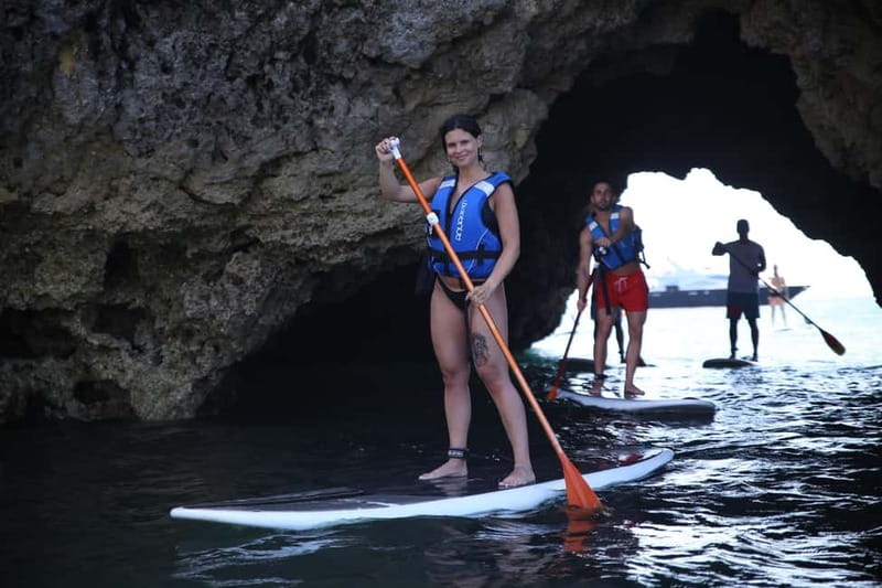 Albufeira: Caves and cliffs Paddleboarding (SUP) Tour - Cliffs, caves, and a different view of Albufeira