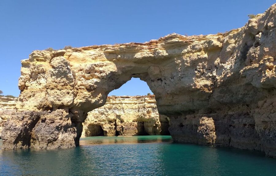Albufeira: Coastline and Benagil Caves Tour by Catamaran - Seeing Benagil Cathedral Cave from the sea
