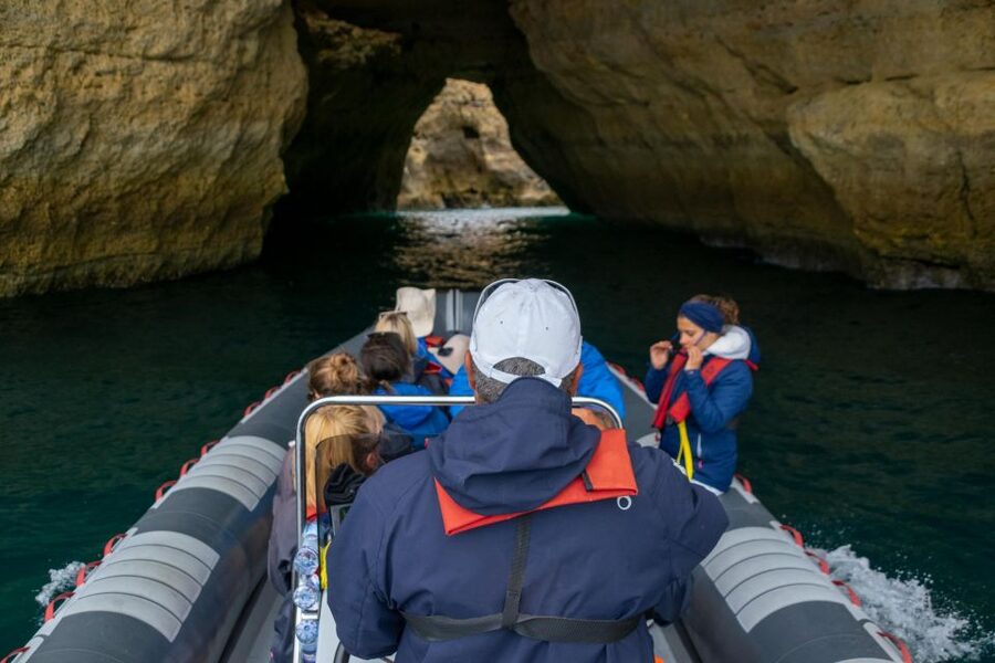 Albufeira: Dolphins, Benagil Caves and Coastline Boat Tour - Key points to know before booking