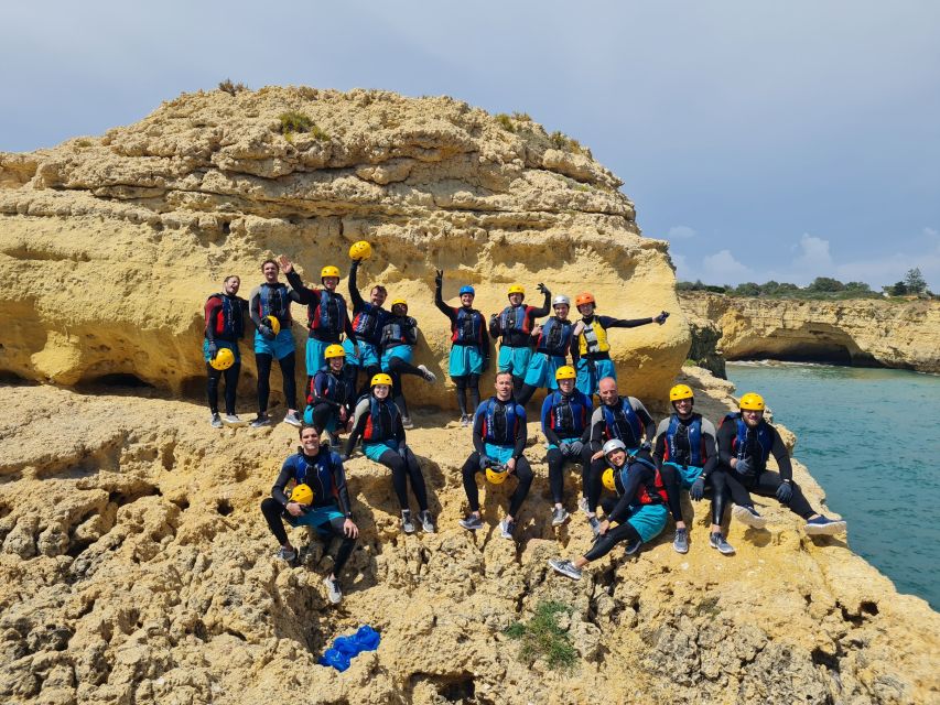 Albufeira: Guided Coasteering Tour with Cliff Jumping - The cliff jumps, from cautious starts to bigger thrills