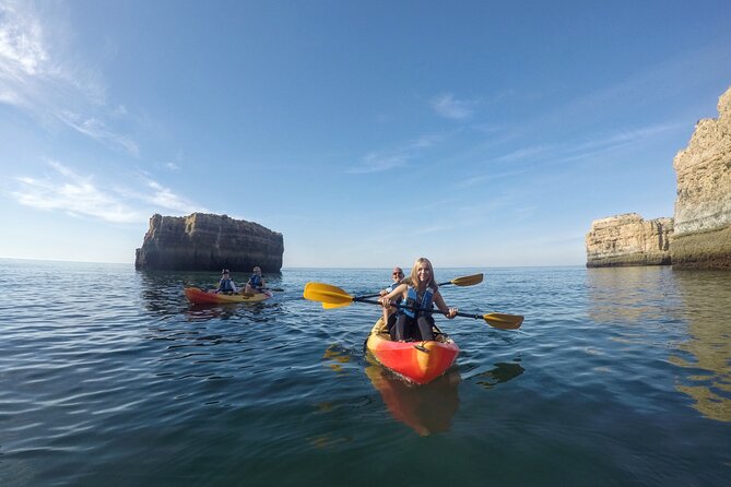 Albufeira Kayak Cave Tour – Hidden Beaches & Cliffs - Praia de São Rafael and the beach stop