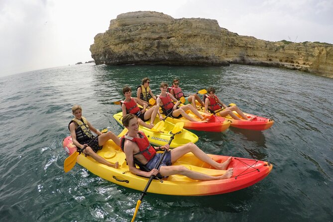 Albufeira Kayak Cave Tour – Hidden Beaches & Cliffs - Praia do Castelo and the return paddle