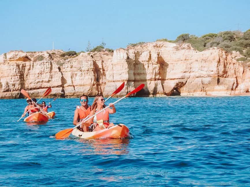 Albufeira: Kayak Tour of Hidden Caves and Secret Beaches - From the car park to São Rafael’s white sand