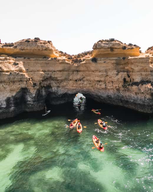 Albufeira: Kayak Tour of Hidden Caves and Secret Beaches - Twenty minutes at Praia das Salamitras