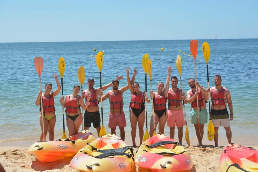 Albufeira: Kayak Tour of Hidden Caves and Secret Beaches - Choosing your departure time