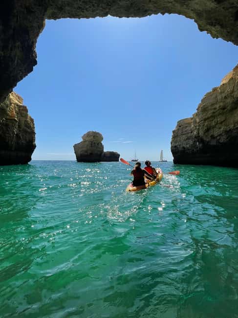 Albufeira: Kayak Tour of Hidden Caves and Secret Beaches - What to bring and what to leave behind