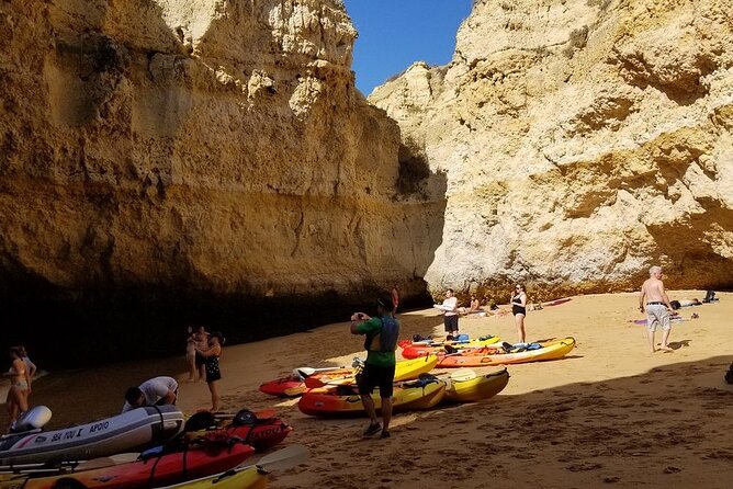 Albufeira Kayak Tour – Relaxing Trip with 2 Guides - Paddling through caves and arches