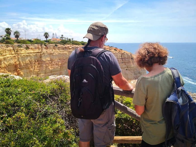 Albufeira, Olhão, Faro : Seven Hanging Valleys Guided Hiking - Cliffs, caves, and the outside view of Benagil