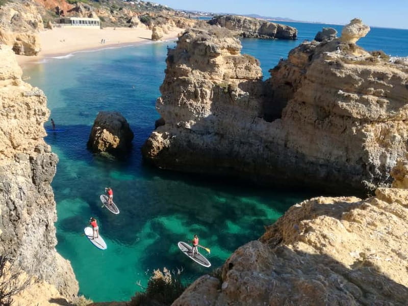 Albufeira SUP Secrets: Discover Albufeira’s Hidden Gems - Paddling along Albufeira’s cave coast