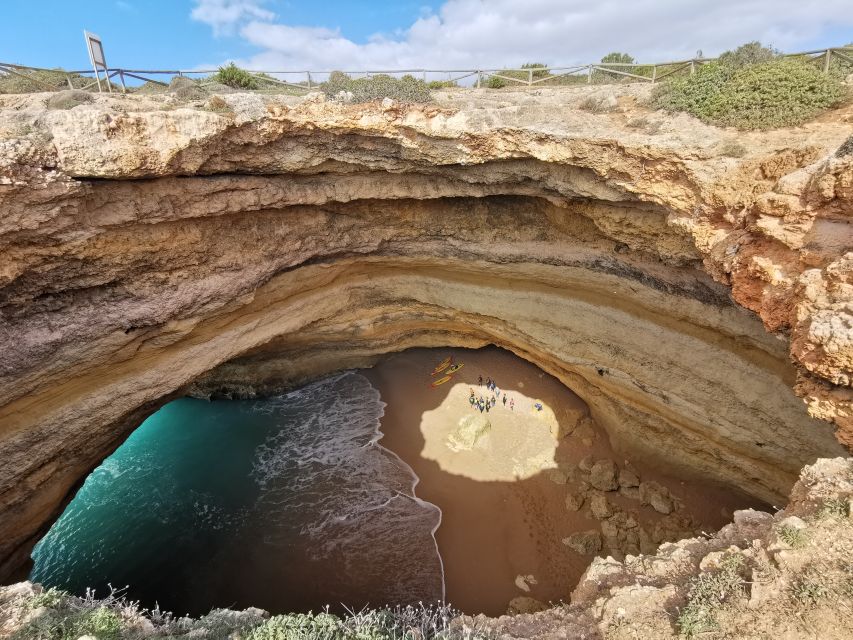 Algarve: Benagil Sea Cave Sunrise or Sunset Kayak Experience - Paddling from Benagil Beach to the caves
