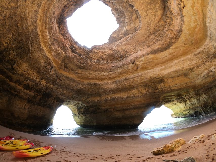 Algarve: Benagil Sea Cave Sunrise or Sunset Kayak Experience - The smaller caves and secret stop