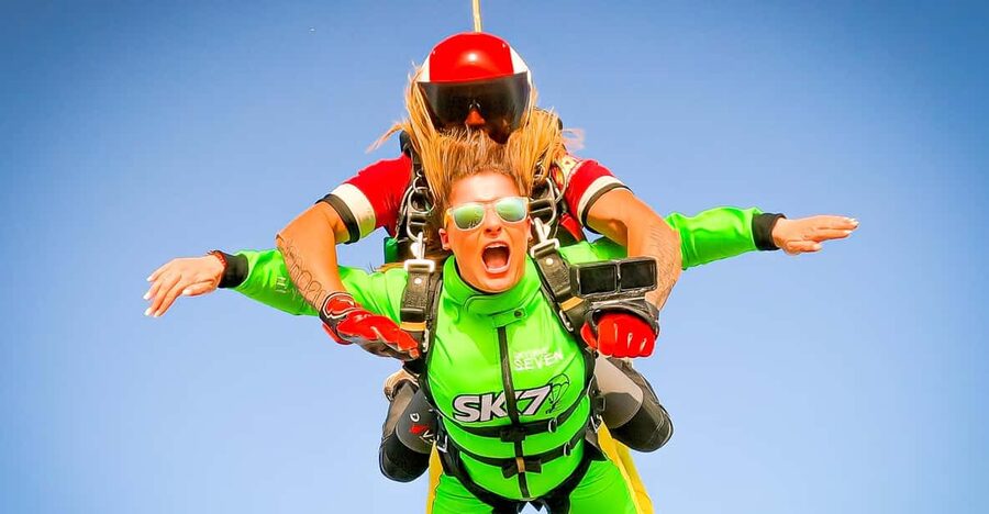 Algarve: Tandem Skydiving Adventure 15,000 to 10,000 Feet - What the Algarve looks like from 15,000 feet