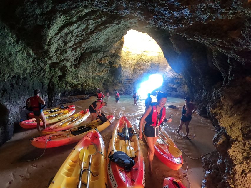 Alvor: Explore Caves Boat and Kayak Tour - Frontino, the 1957 wooden boat