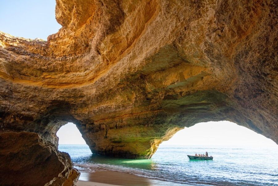 Armação de Pêra: Benagil Caves and Secret Beaches Boat Trip - Small coves around Nossa Senhora da Rocha
