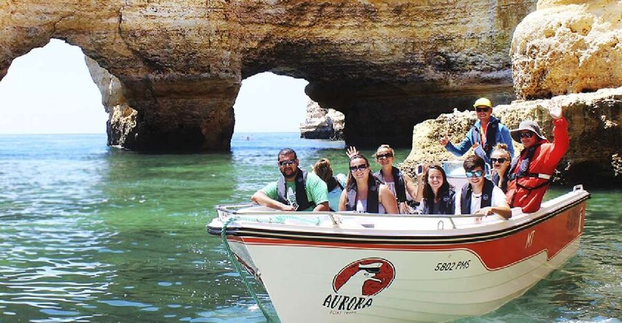 Armação de Pêra: Guided Boat Tour of Benagil's 15 Best Caves - Praia da Cova Redonda and Praia da Marinha