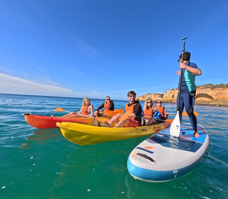 Benagil: Caves, Beaches, and Secret Spots Guided Kayak Tour - What to bring and what to protect