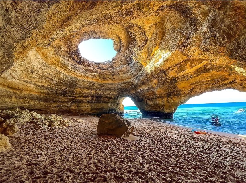 Benagil: Caves, Beaches, and Secret Spots Guided Kayak Tour - Secret caves and Gruta dos Algarinhos