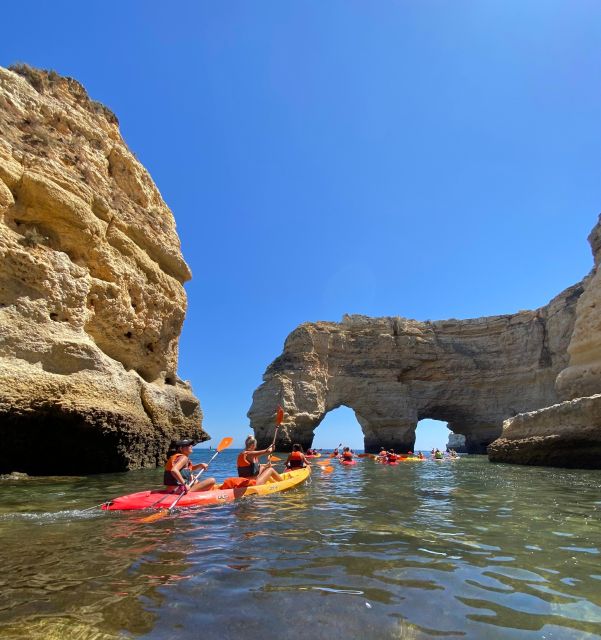 Benagil: Caves, Coves & Secret Beaches Guided Kayaking Tour - Key points at a glance