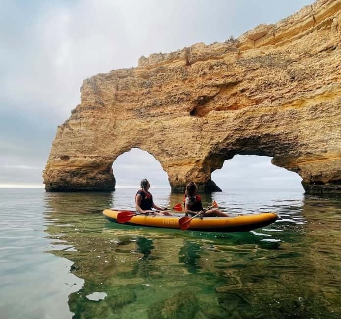 Benagil: Guided Kayak Tour inside caves and Praia da Marinha - What this Benagil kayak trip is really like