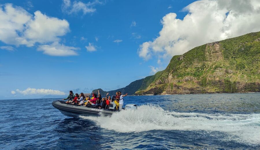 Boat Trip to Corvo and Island Sightseeing Tour - Crossing the Atlantic toward Corvo