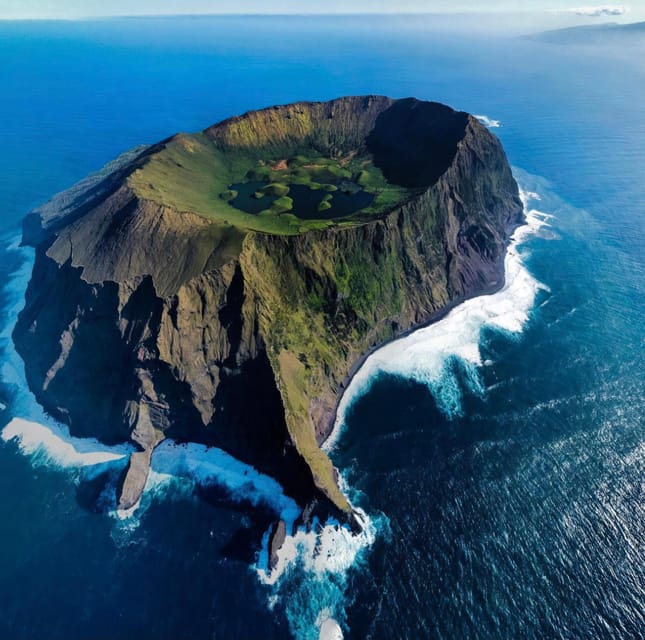 Boat Trip to Corvo and Island Sightseeing Tour - Caves and cascades along the Flores coast
