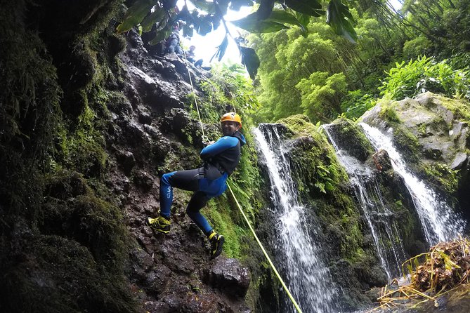 Canyoning Experience at Ribeira Grande - Entering the stream and learning the basics