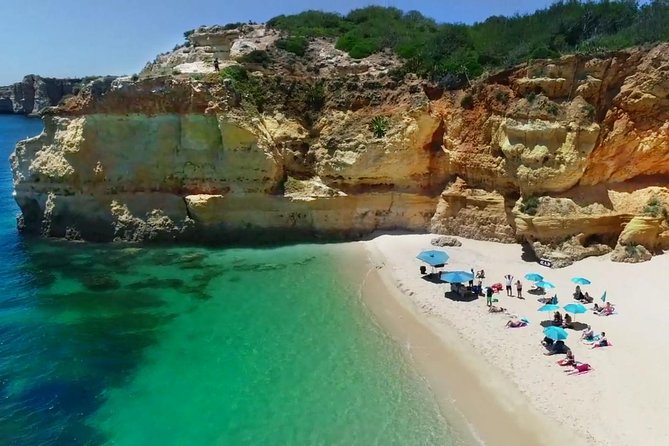 Catamaran BBQ on the Beach: Cruise to Benagil Caves - Cruising west from Albufeira Marina