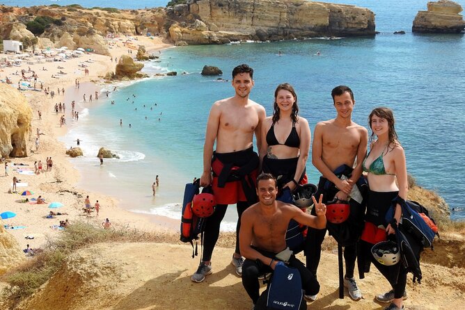 CLIFF JUMPING tour - Coasteering in Albufeira - What this Albufeira coasteering trip is really like