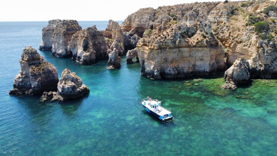 Coast Trip to Ponta da Piedade From Lagos - The Catamaran Makes the Coast Easier to Enjoy