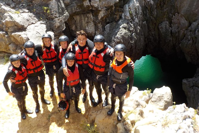 Coasteering and Cliff Jumping Near Lagos - Getting suited up for three hours in the Atlantic