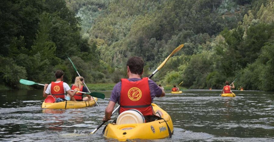 Coimbra: Mondego River Kayaking Tour - River beaches, swimming, and the Palheiros stop