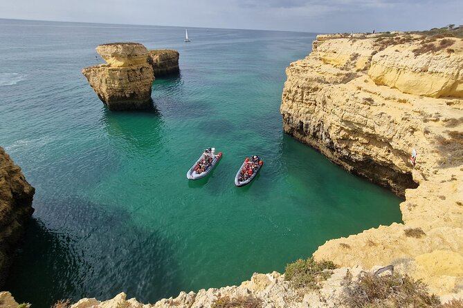 Dolphins Search and Benagil Caves from Albufeira - The possible swimming stop
