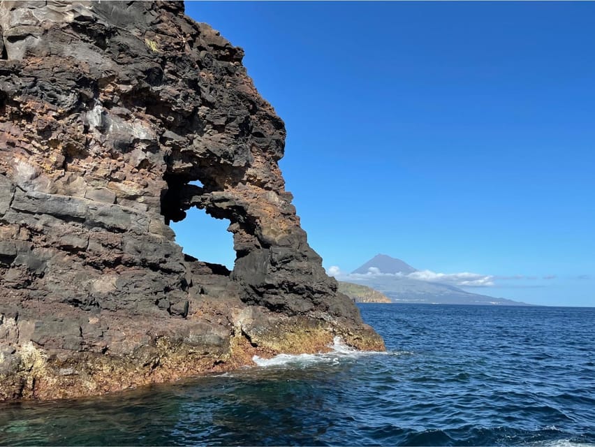 Faial Island: Unique boat tour to the Capelinhos volcano - Ponta Furada and its sea caves