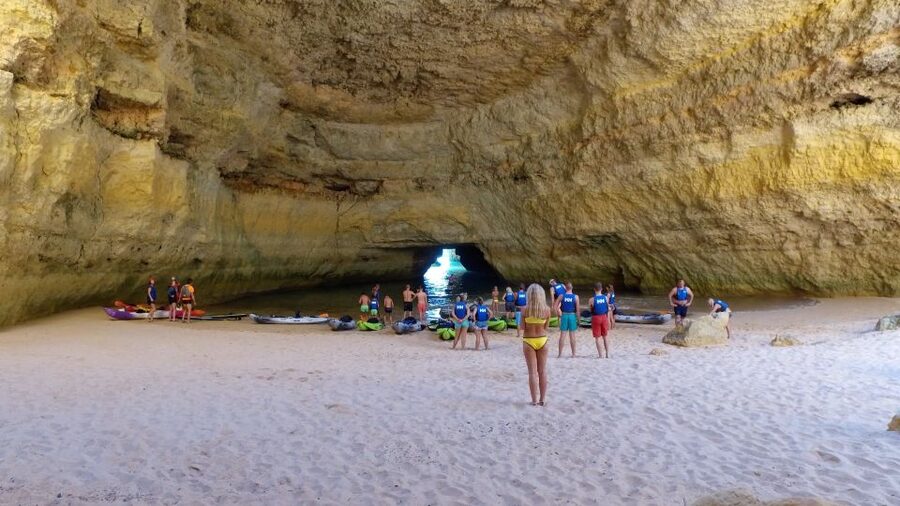 From Albufeira: Benagil Hidden Caves Tour by Kayak - Launching near Praia da Marinha