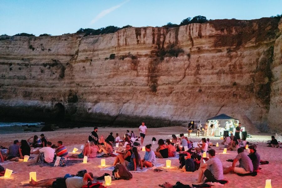 From Albufeira: Sunset Cruise and Beach BBQ with Open Bar - The transfer to a beach near São Rafael