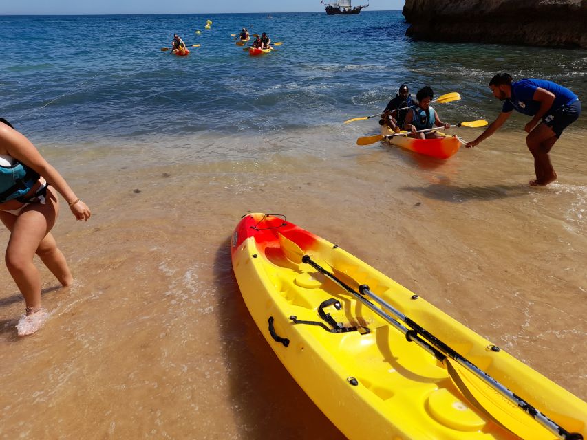 From Benagil: Benagil Caves Kayak Tour - The First Hour: Benagil Cave and the Coastal Cliffs