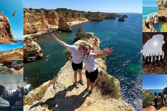 From Faro: Benagil, Marinha Beach, 7 Hanging Valleys, Algar Seco - The Seven Hanging Valleys Trail is the heart of the day