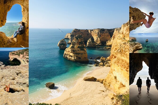 From Faro: Benagil, Marinha Beach, 7 Hanging Valleys, Algar Seco - A short transfer leads to Algar Seco