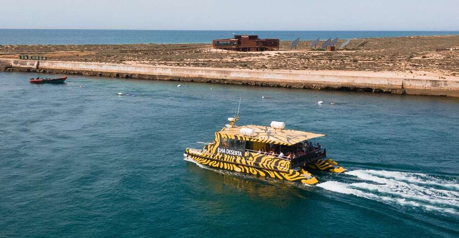 From Faro: Catamaran Boat Trip to Deserta Island with Stop - A quiet island reached from Faro