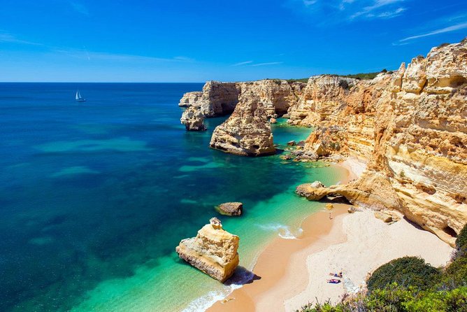 From Faro: Visit Benagil Cave, Marinha Beach, Algar Seco & More - Starting at Faro Marina at 10:00