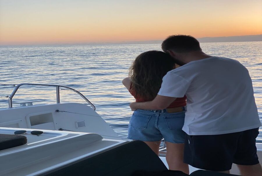 From Funchal: Cabo Girao Sunset Cruise on Luxury Catamaran - Cabo Girão from below