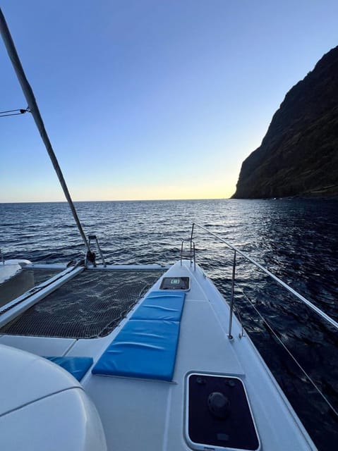 From Funchal: Cabo Girao Sunset Cruise on Luxury Catamaran - The sunset return to Funchal