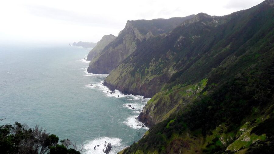 From Funchal: Machico to Porto da Cruz Larano Cliff Hike - Arriving above Porto da Cruz