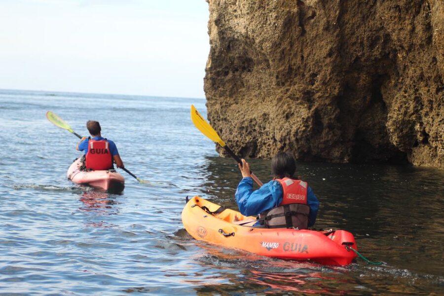 From Lagos: Algarve Coast and Caves by Kayak - Inside the caves and along the eroded cliffs
